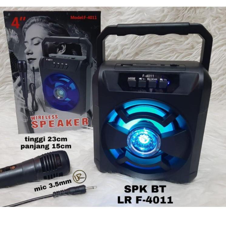 ▼ SPEAKER Bluetooth f4011/f4012+mic karaoke(speaker murah speaker ) ✶