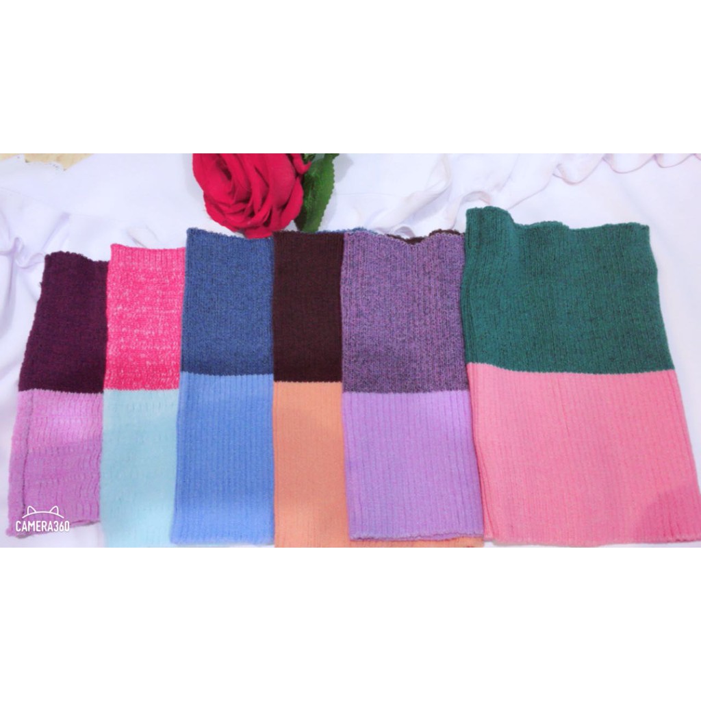 [BRAND HUSNA HIJAB] Ciput Rajut 2 Warna TANPA Kerut / Inner Rajut