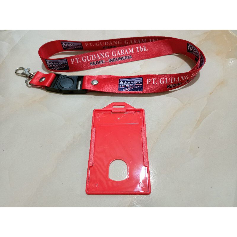 

Tali id card / Lanyard GG merah