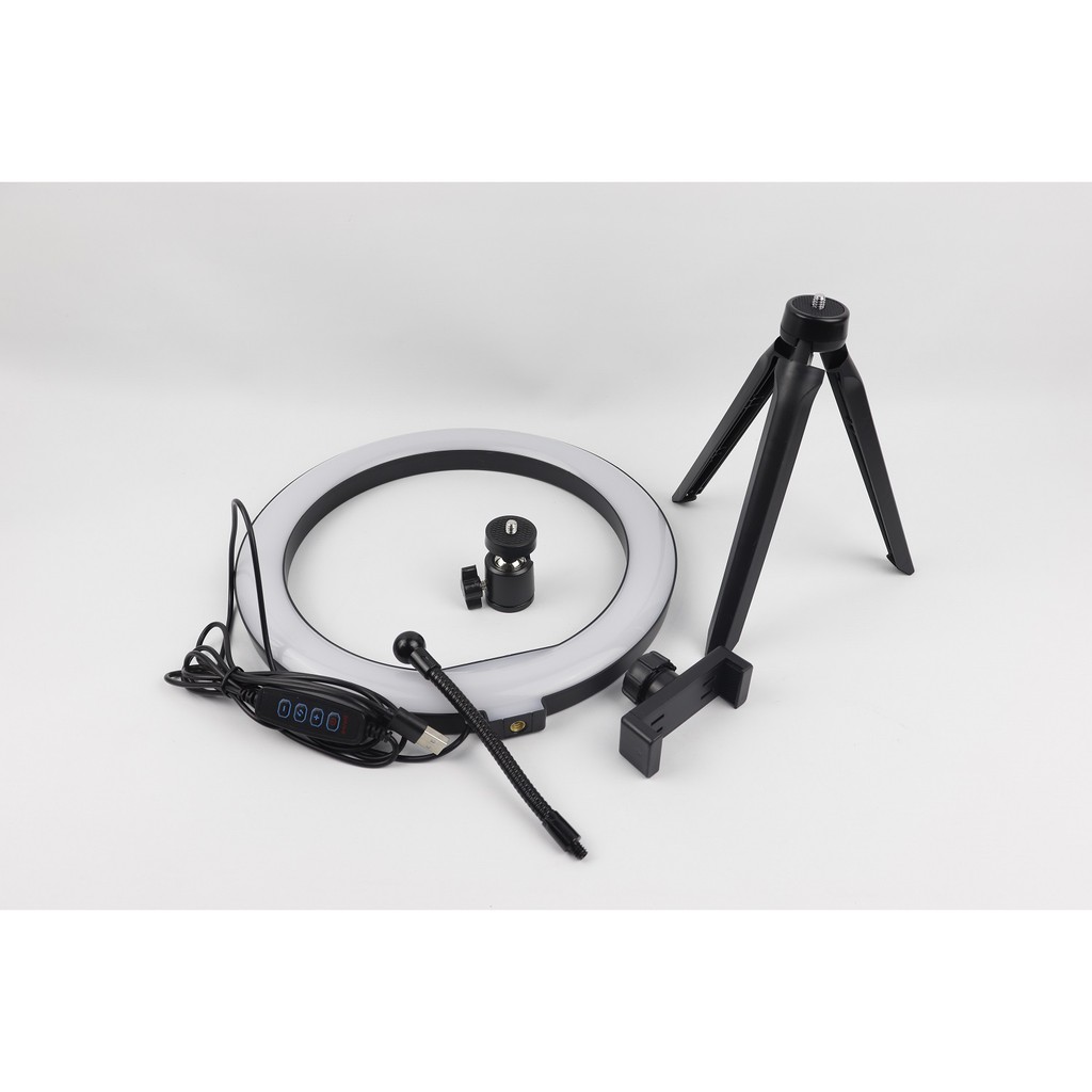 Ring Fill Light Lampu Selfie Studio Photo 20&amp;26cm With Phone Holder