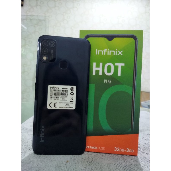 infinix hot 10 play 3/32 second fullset
