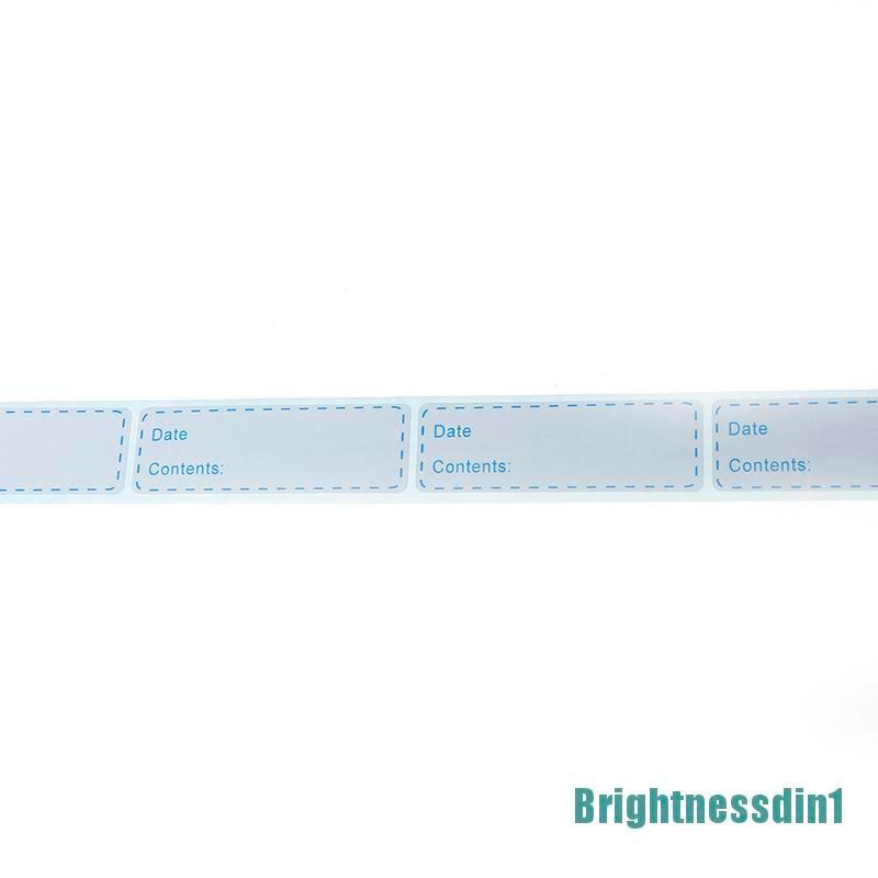 (Brightnessdin1) Stiker Label Tanggal Untuk Botol / Toples / Kulkas