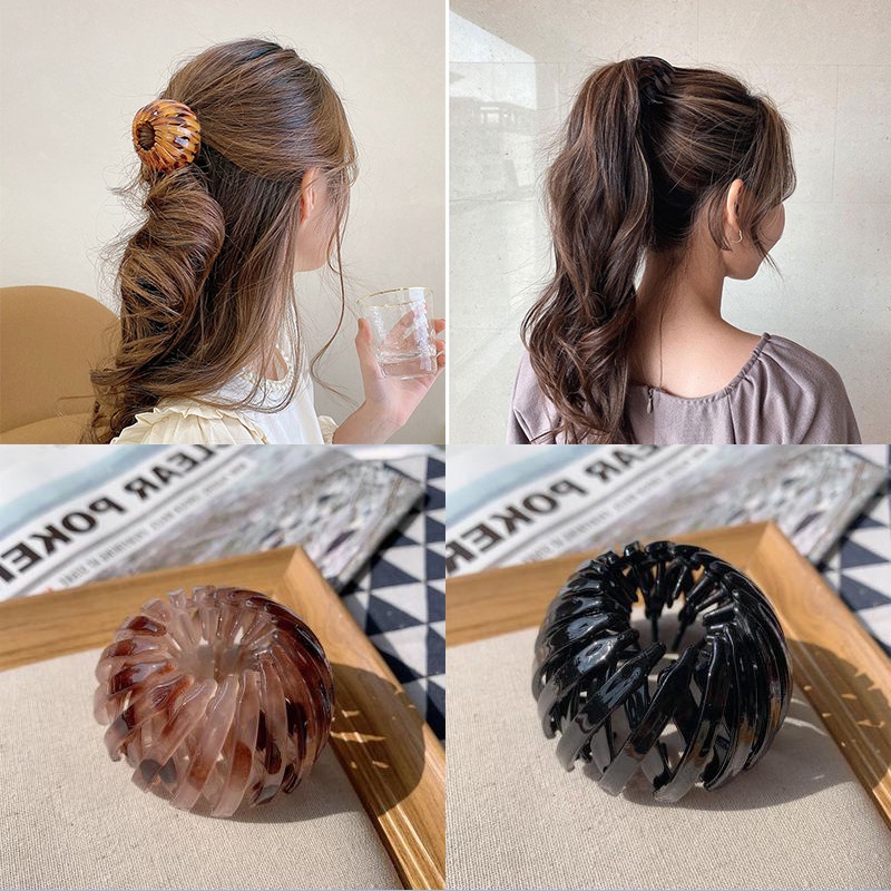 [Ready stock]Ikat Rambut Jepit Rambut Wanita Korea Fashion Simple Jepit Salon Rambut Ikat Rambu-COL