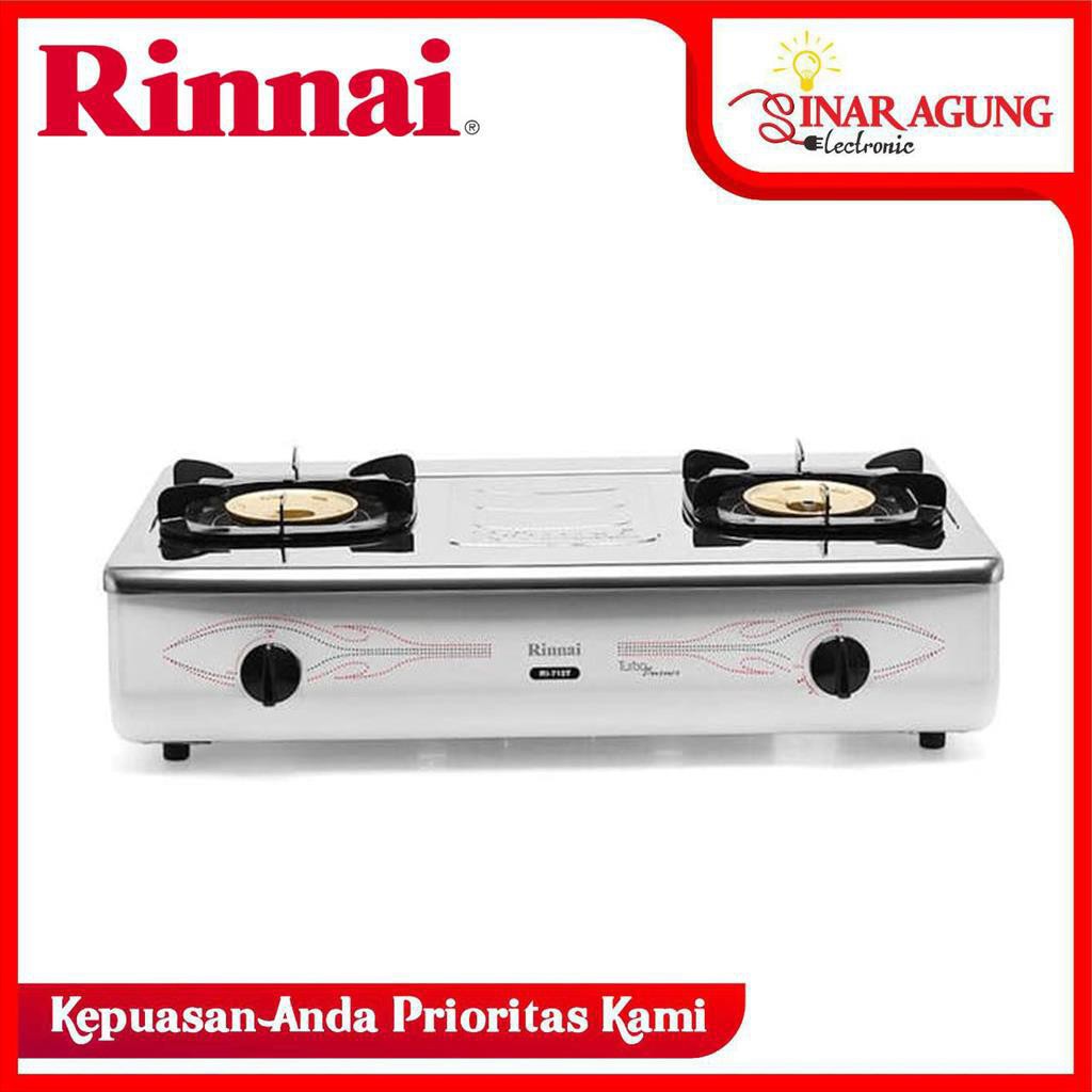 Jual Kompor Gas Rinnai Ri 712 T Ri 712t Ri 712t 2 Tungku Garansi Resmi Indonesia Shopee Indonesia