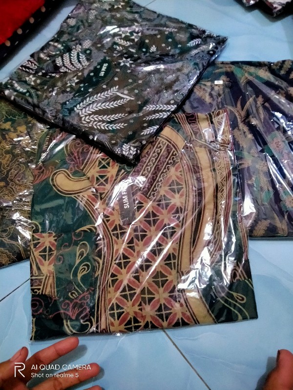 Batik Tunik Shibori Jumputan Terbaru Size S-3l / Hrb026 Yelbor Navbor
