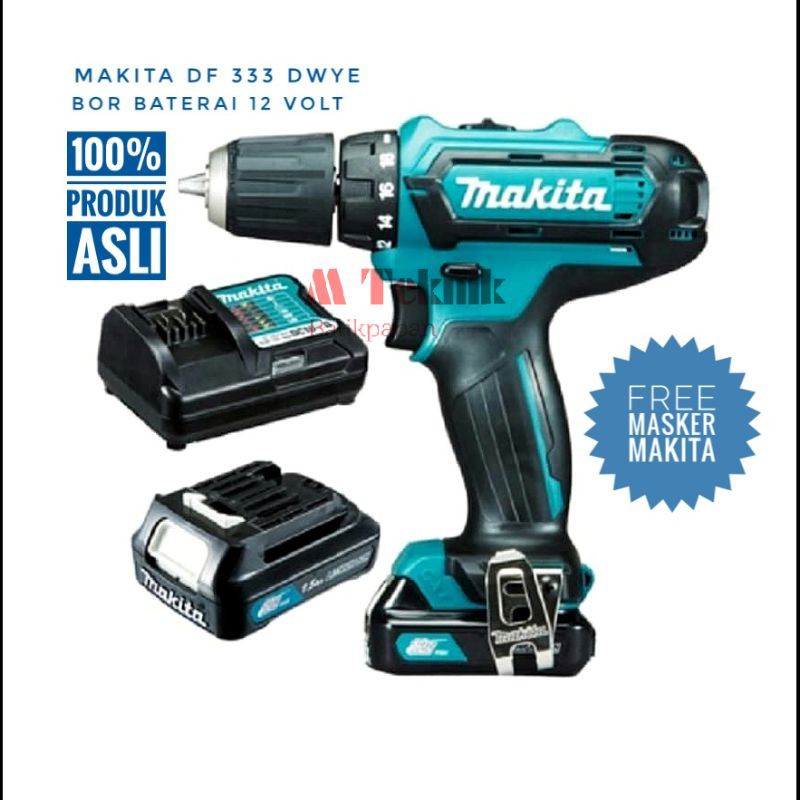 Jual Bor Baterai Makita 12 Volt Df 333 Dwye Cordless Drill Df333dwye Indonesiashopee Indonesia 1555