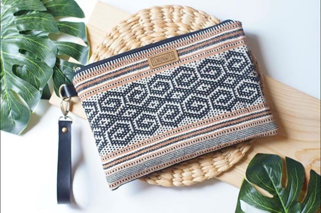 Flat Pouch "MARTA" Tenun Boti  NTT