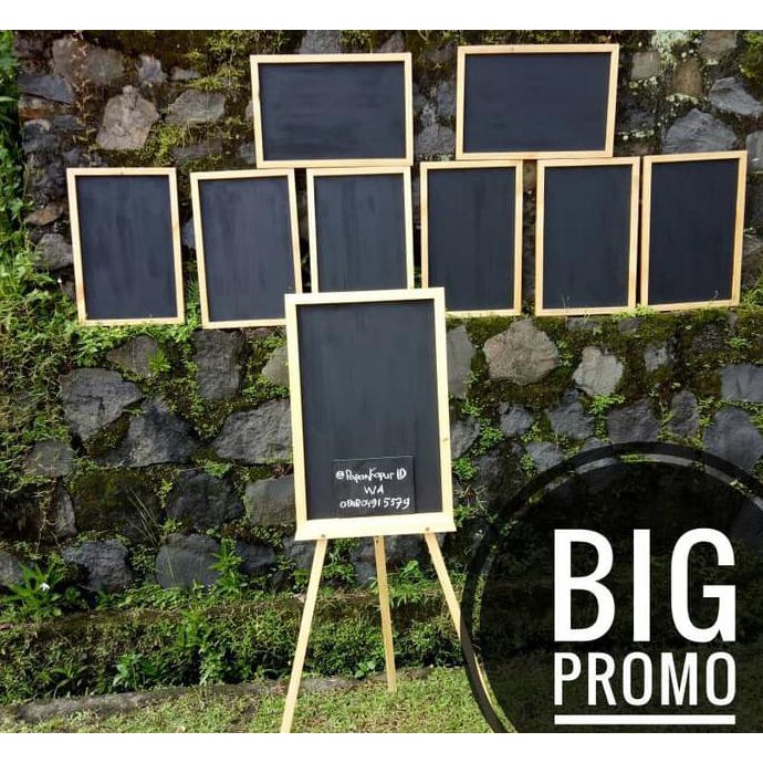 

DISKON Jual Papan Tulis Kapur Murah Standing 40*60cm DR480