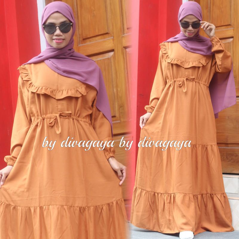 GAMIS POLOS BAHAN SHAKILA SUPER