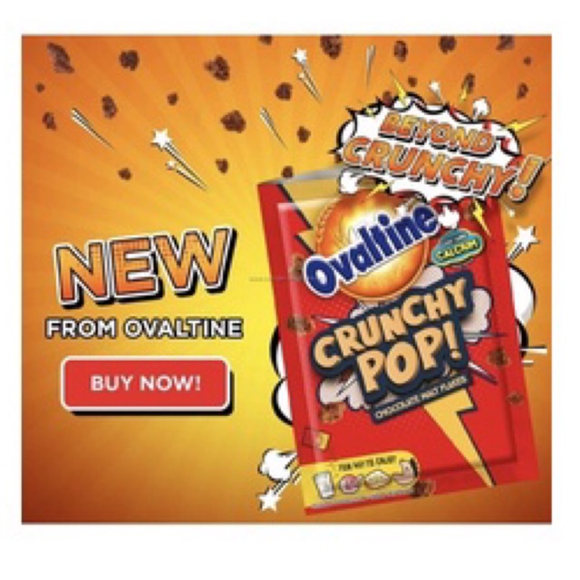 Ovaltine Crunchy Pop Sachet