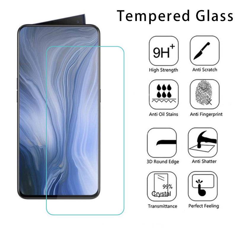 Pelindung Layar Tempered Glass Hd 9h Transparan Untuk Oppo R11 R11S Plus R15 X R17 Pro