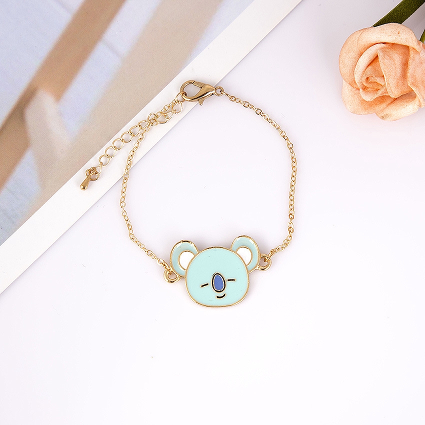 Cartoon Metal Bracelet Wrist Hand Chain Gold Color Charm!