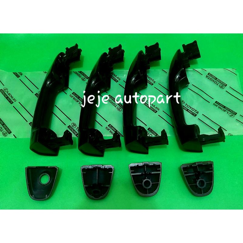 hendel handle pintu luar set hitam innova reborn fortuner hilux ORIGINAL