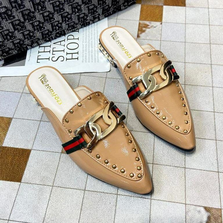 JSH 971 (SIZE 36-40) RISCE SEPATU SLOP IMPORT WANITA CEWEK PEREMPUAN JAKARTA BATAM