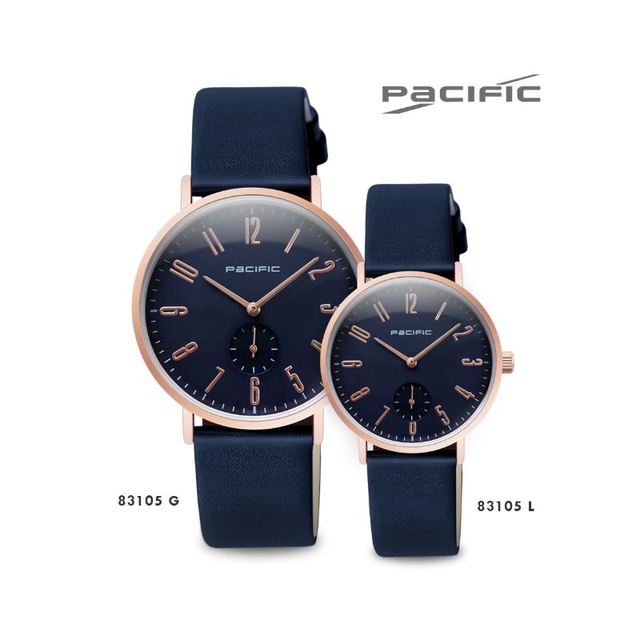 JAM TANGAN COUPLE ORIGINAL PACIFIC 83105 BLUE