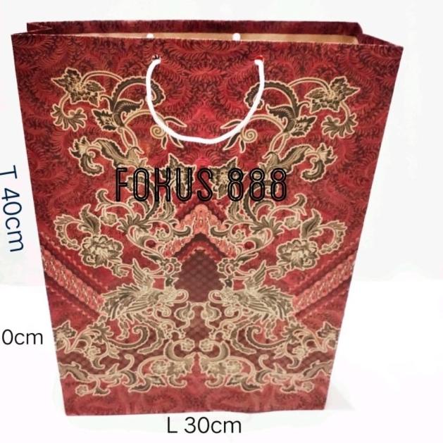 

paperbag batik besar bag 30cm x 40cm x10cm ,tas kertas souvenir