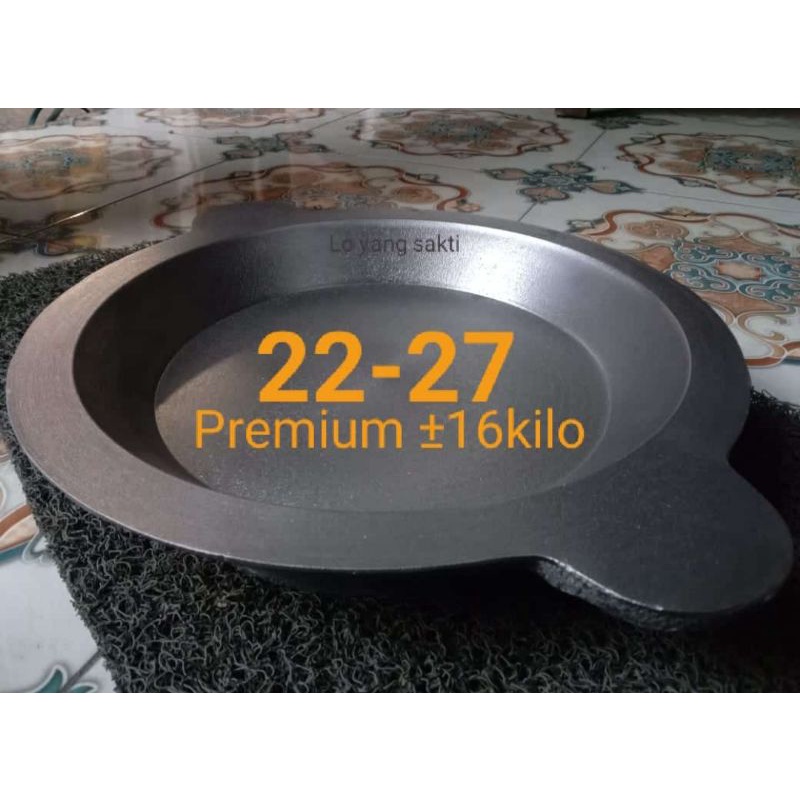 Loyang Martabak Bangka Premium 22-27 Berat 17 kg Plus Tutup