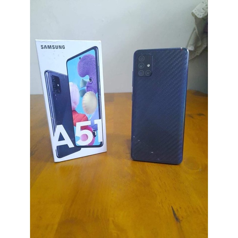 Jual hp Samsung A51 ram 8/128gb kelengkapan fullset ori