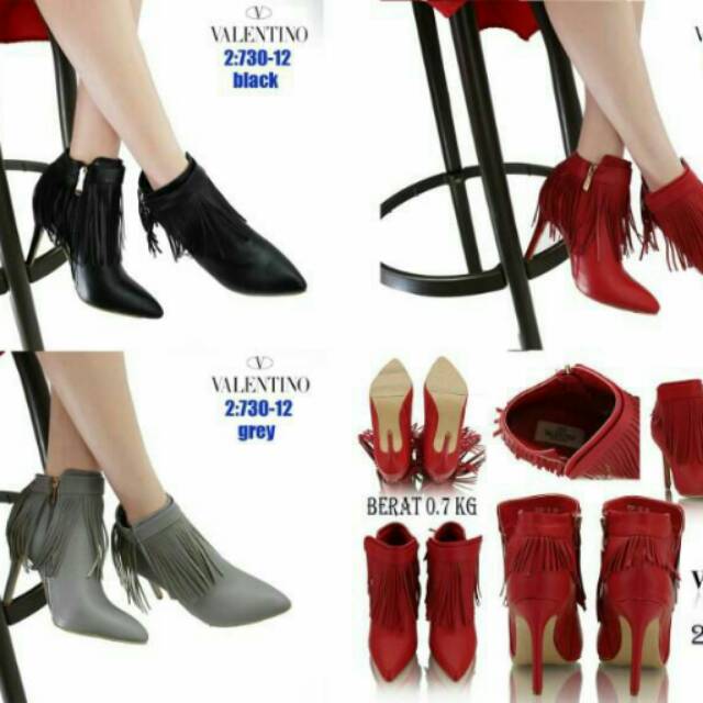 SEPATU BOOT VALENTINO GARAVANI 730-12