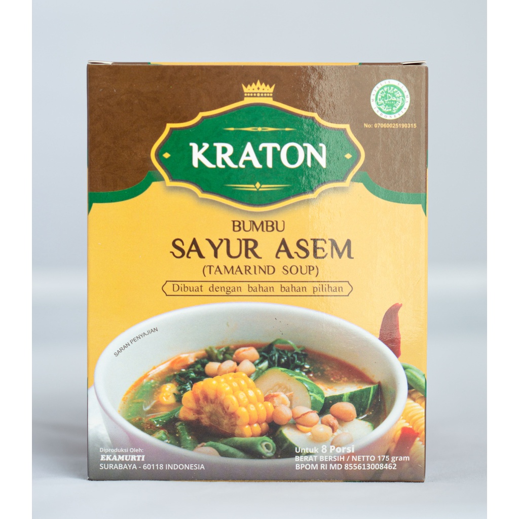 

Kraton Bumbu Sayur Asem 175gr