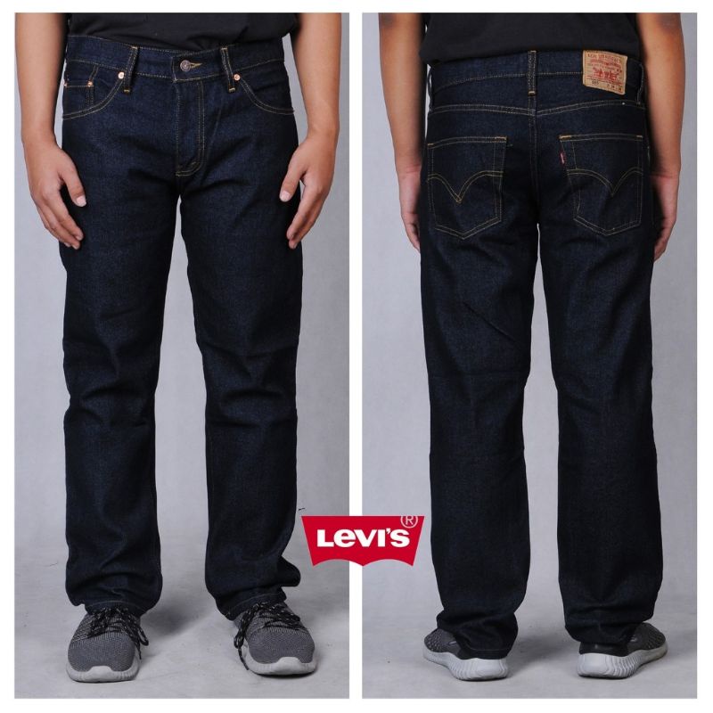 LEVIS_505 Celana Jeans Pria Original Model Standar CELANA JEANS PRIA PANJANG BONUS DOMPET