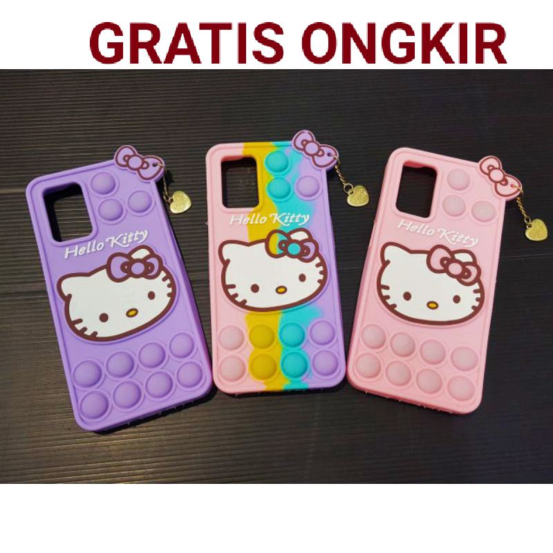 Case Samsung A03S A02S Casing Pop It kartun Hello Kitty