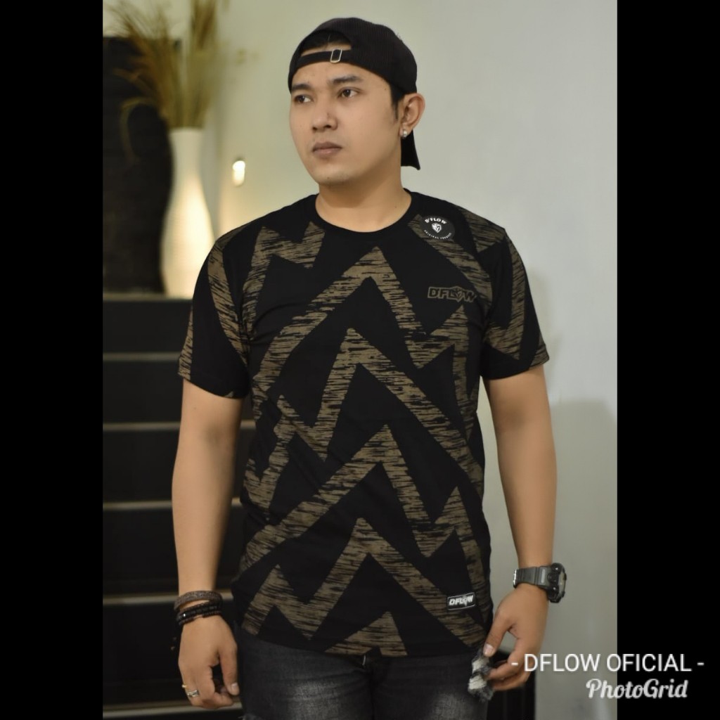 Grosir kaos Dflow original free sticker