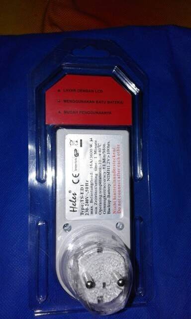 Stop Kontak Timer Digital Heles Timer Heles ED1