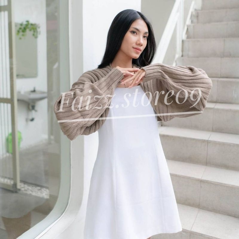 LIAM OVERSIZE CROP Cardigan Rajut/Balero Outer Knit PREMIUM/CROP CARDI