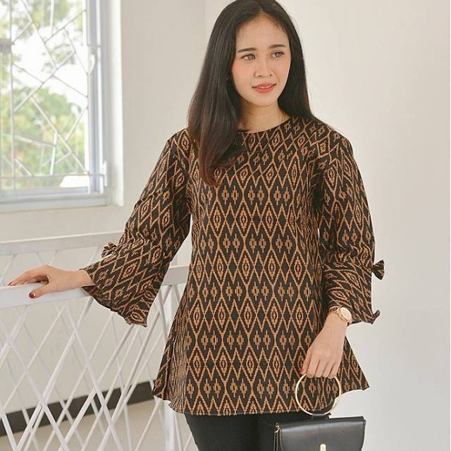 ATASANBATIK WANITA BAJUBATIK WANITA BLOUSEBATIK WANITA MODERN part 1