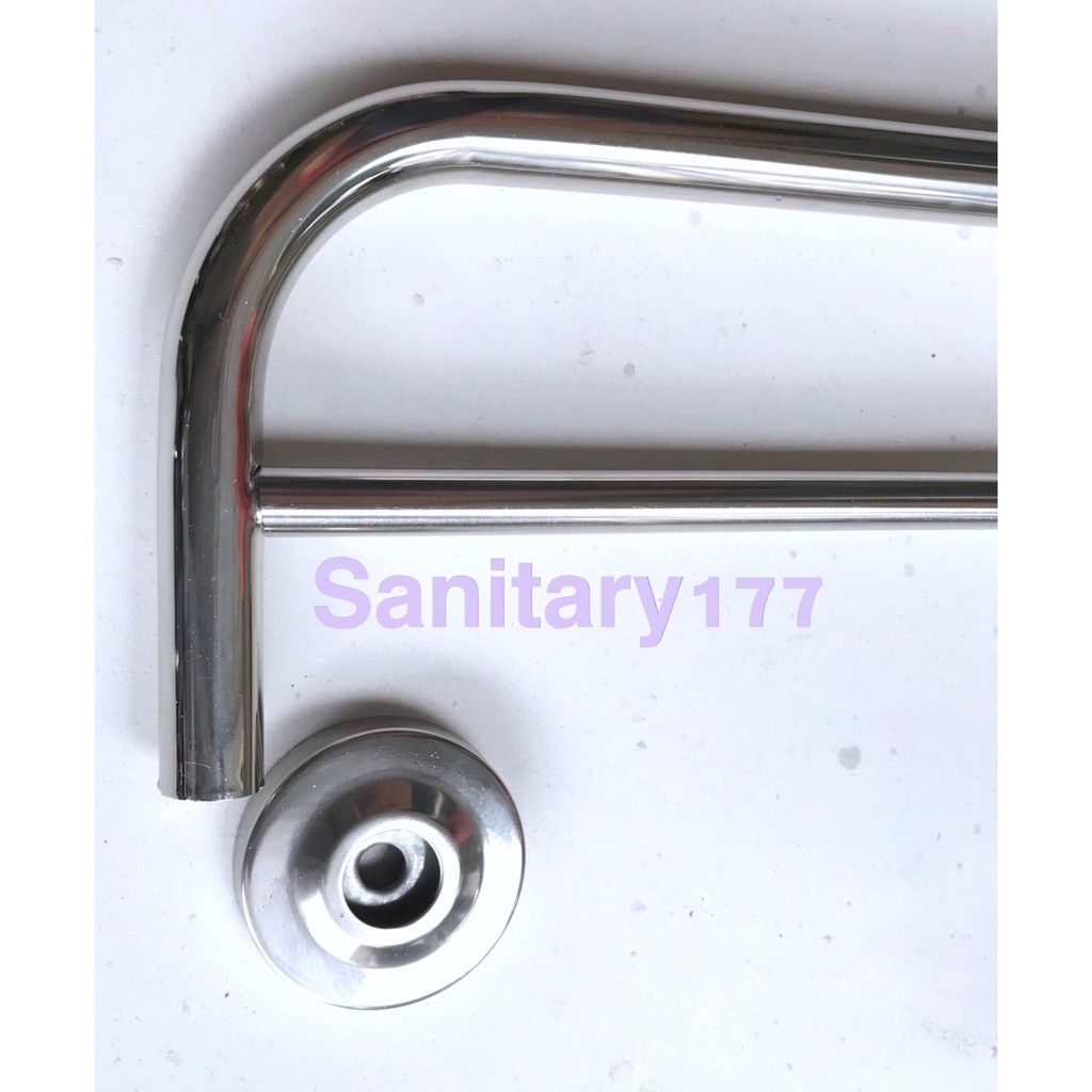 Rak handuk stainless 2 susun 60cm 9602-gantungan tempat handuk hanger holder hook baju stainles rack towel /G