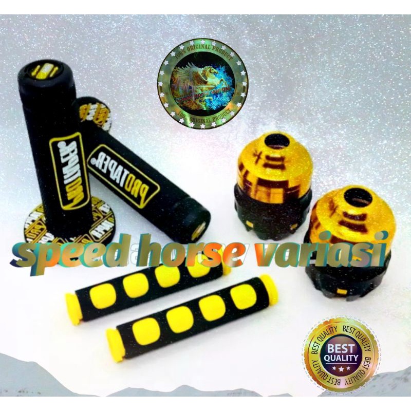 Paket murah meria Handgrip protaper plus Jalu As Roda plus Karet handle Universal