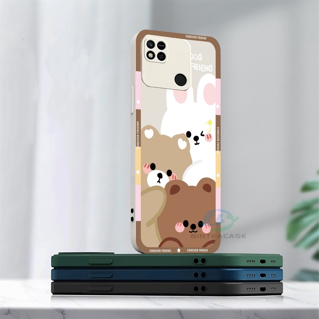 Casing Silikon Huawei Y6P Y7A Y6 Pro Y7 Pro 2019 Y9S P30 Lite Nova 7i Nova 5T Nova 3i Motif Beruang Dan Kelinci