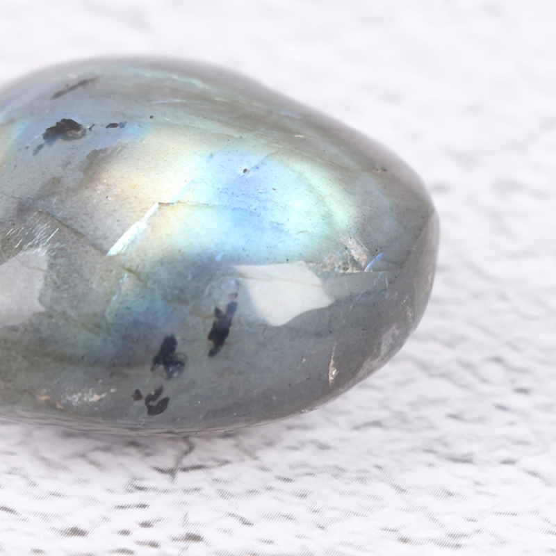 Batu Kristal Labradorite Bentuk Hati Untuk Penyembuhan