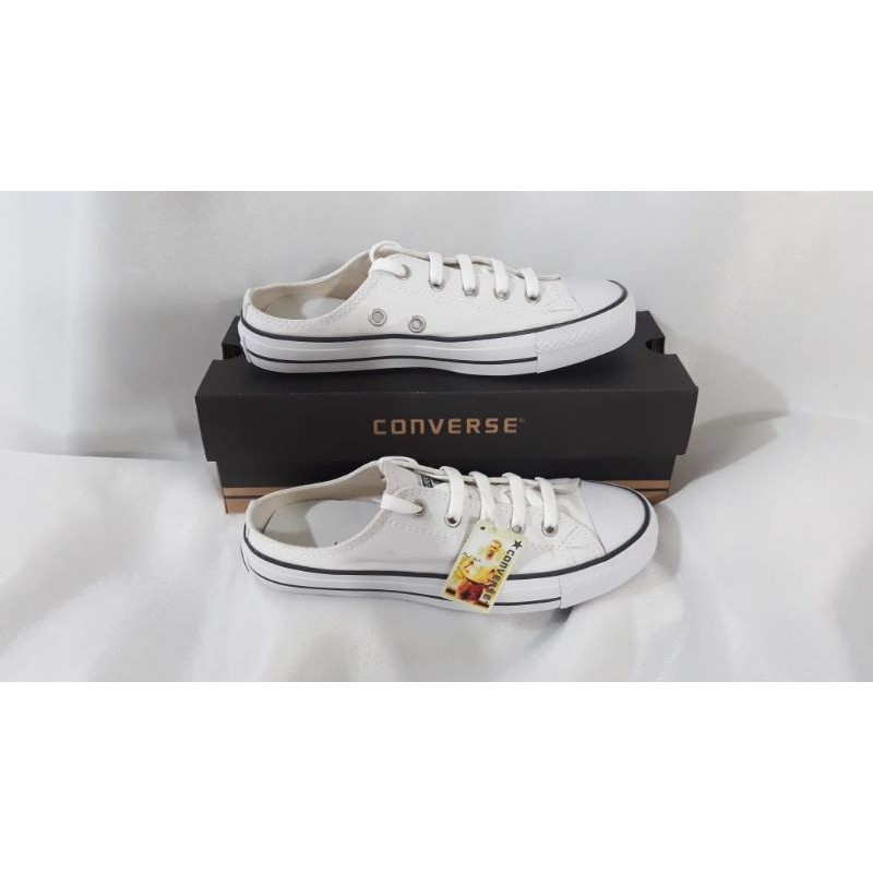 Sepatu Casual Converse All_Starr White Clasik Full Bus_tong | Sepatu Cewek Cowok Terkini