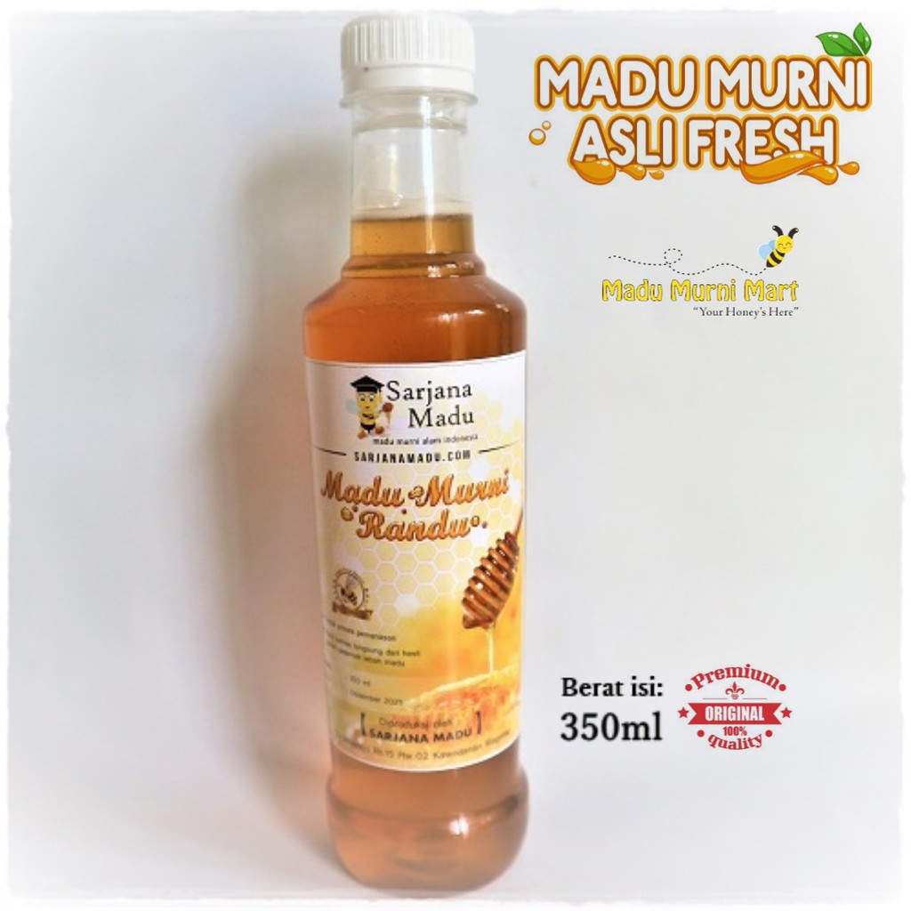 

Madu Murni Randu 100% Asli Fresh 350ml