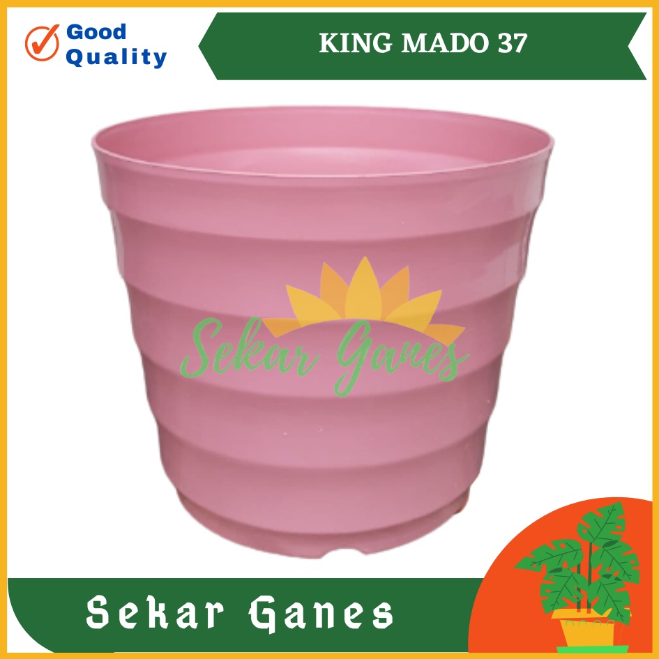 TERMURAH Pot King Mado 37 Putih Hitam Biru Pink Pastel Merah Bata Coklat Terakota Teracota Teraccota Diameter Atas 30 Cm Garden Of Love Pot Plastik Besar Jumbo 40 50 60 Cm Untuk Tanaman Murah Grosir