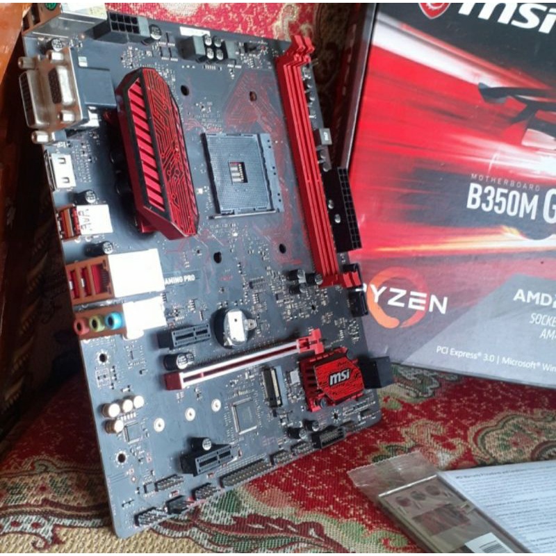 MSI B350M Gaming Pro AM4 B350 Motherboard for Ryzen 7 5 3 2700X