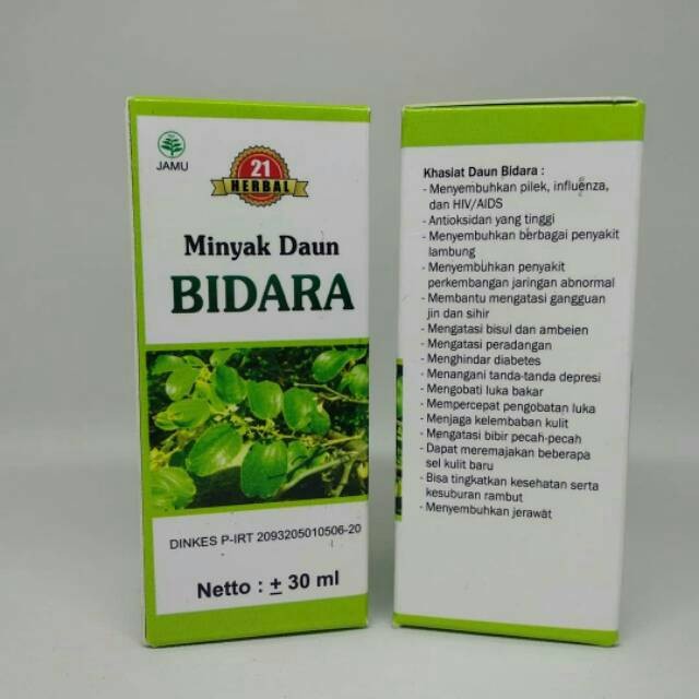 Minyak Daun Bidara 21 Mengobati  penyakit akibat bakteri virus seperti pilek influenza Isi 30 ml