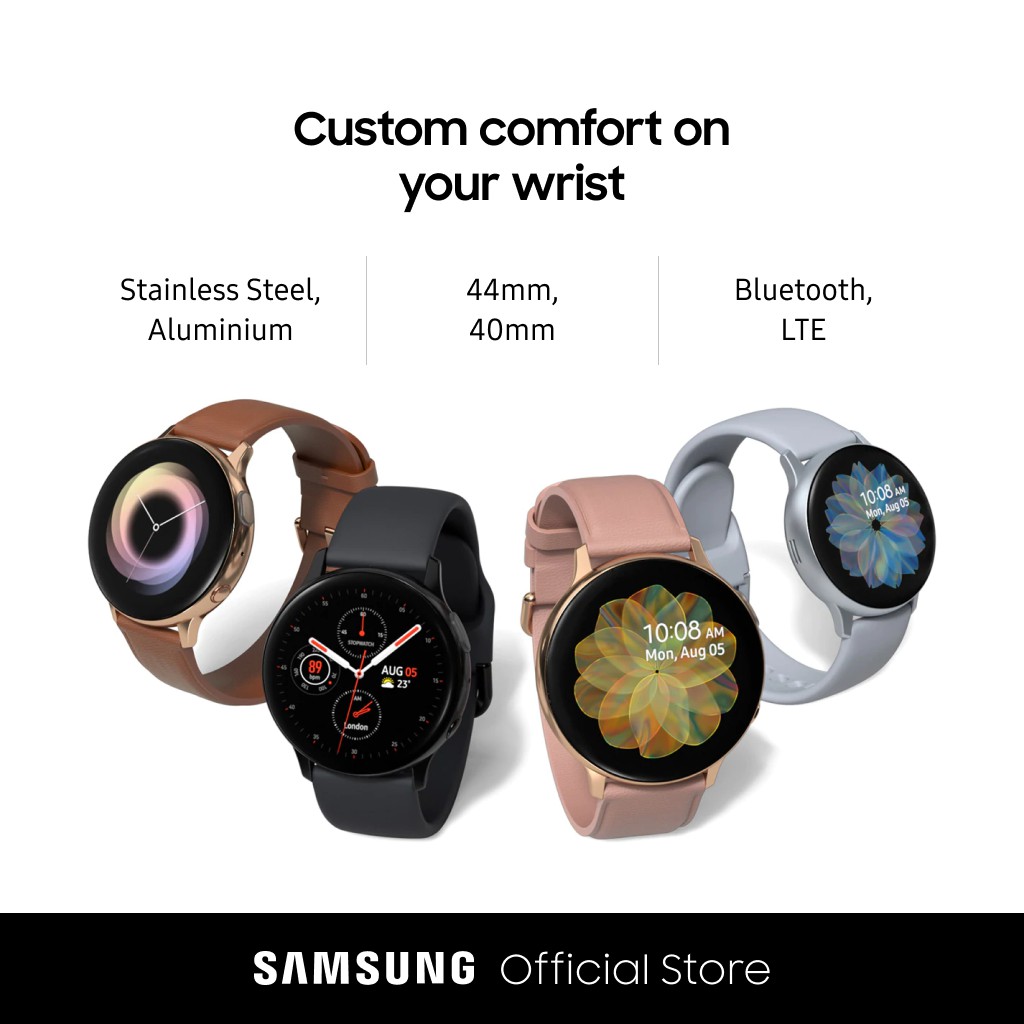 Samsung Galaxy Watch Active 2 - 44mm Stainless Silver