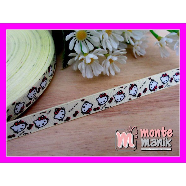 

Bahan Craft Pita Grosgrain Hello Kitty Kuning 3/8 inch - PITA-052