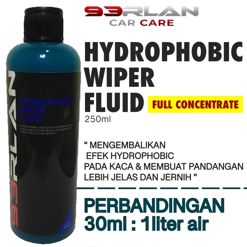 hydrophobic wiper fluid | cairan air wiper