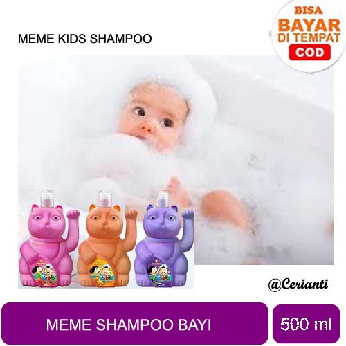 [500ML] [BPOM] [HALAL] MEME KIDS Sabun SHAMPOO SHAMPO ANAK ANAK 500 ML