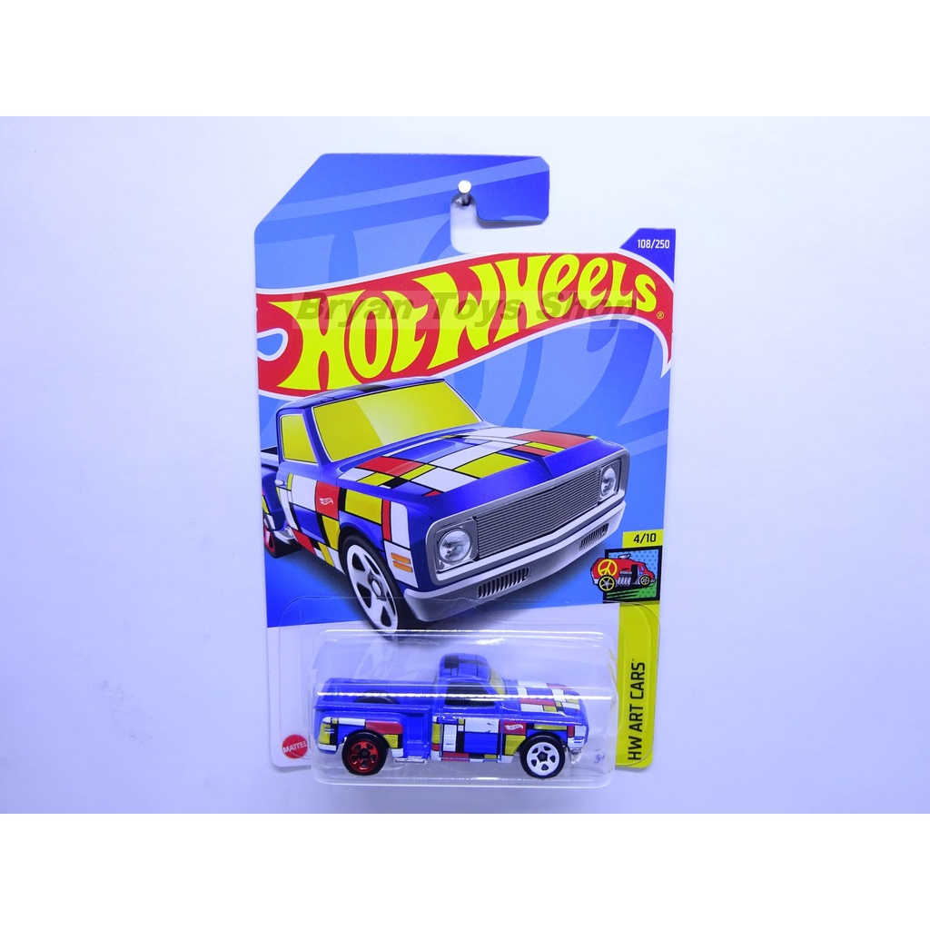 Hot Wheels Custom 69 Chevy Pickup Biru