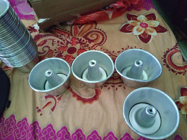 12 Pcs Loyang Chiffon Mini - Aluminium 10cm