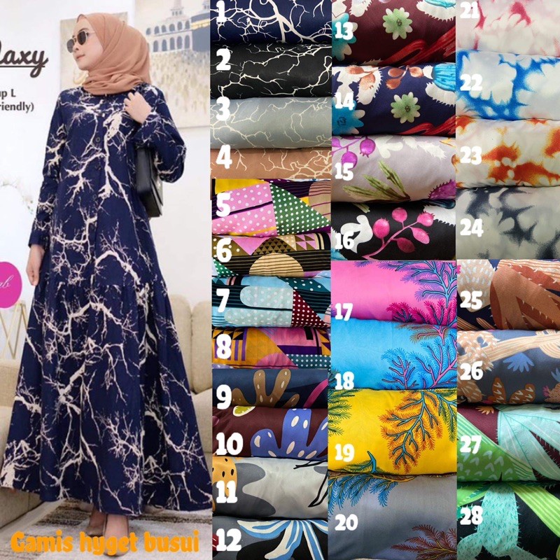 PAKET USAHA GROSIR 1(100rb get 5pcs gamis)