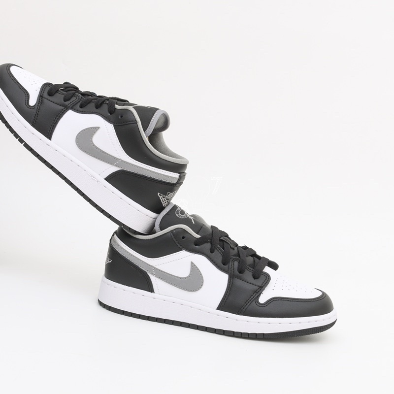 Air Jordan 1 Low Black Medium Grey GS Women