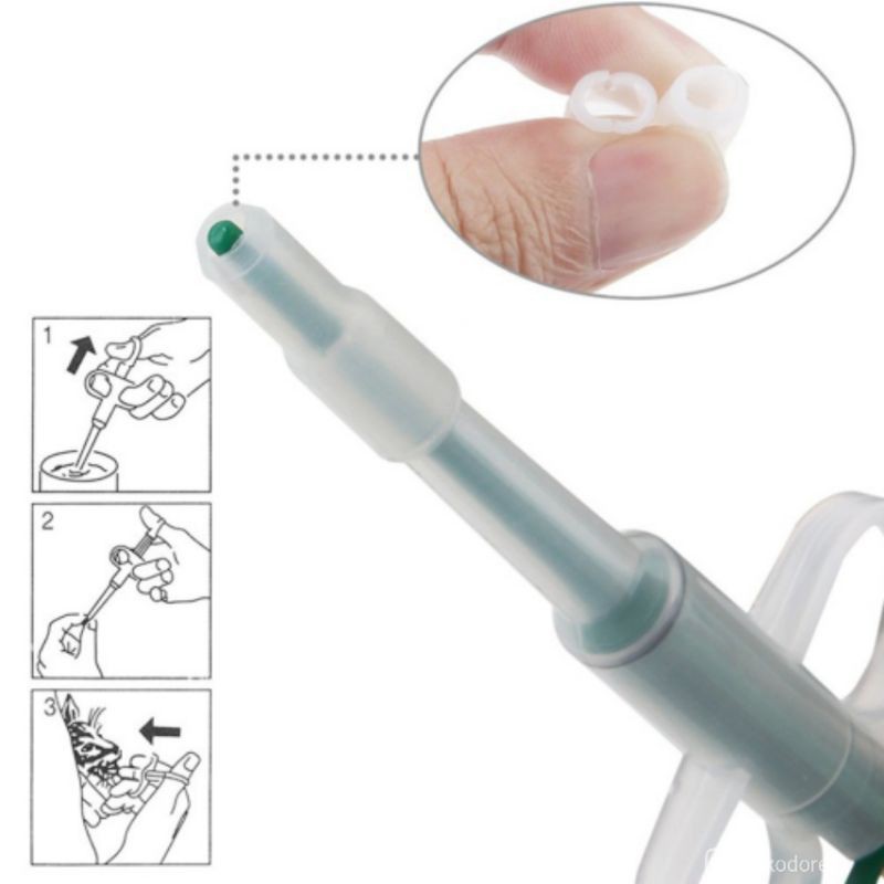Feeding kit pelontar pil hewan