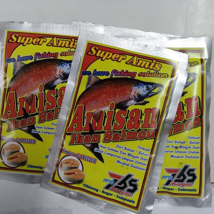 amisan ikan salmon super amis campuran umpan pancing ikan mas