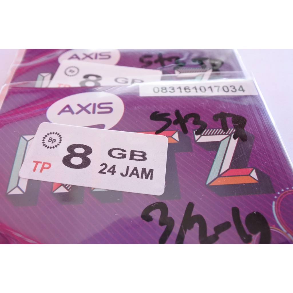 Kartu Paket Perdana axis 8GB | Shopee Indonesia